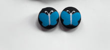 Load image into Gallery viewer, Duo mini chou - noir avec papillons
