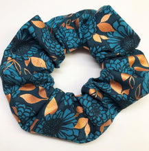Load image into Gallery viewer, Duo boucles-chou - Teal bleu marine cuivre
