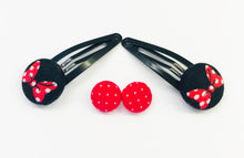 Load image into Gallery viewer, Barrettes - mini mouse
