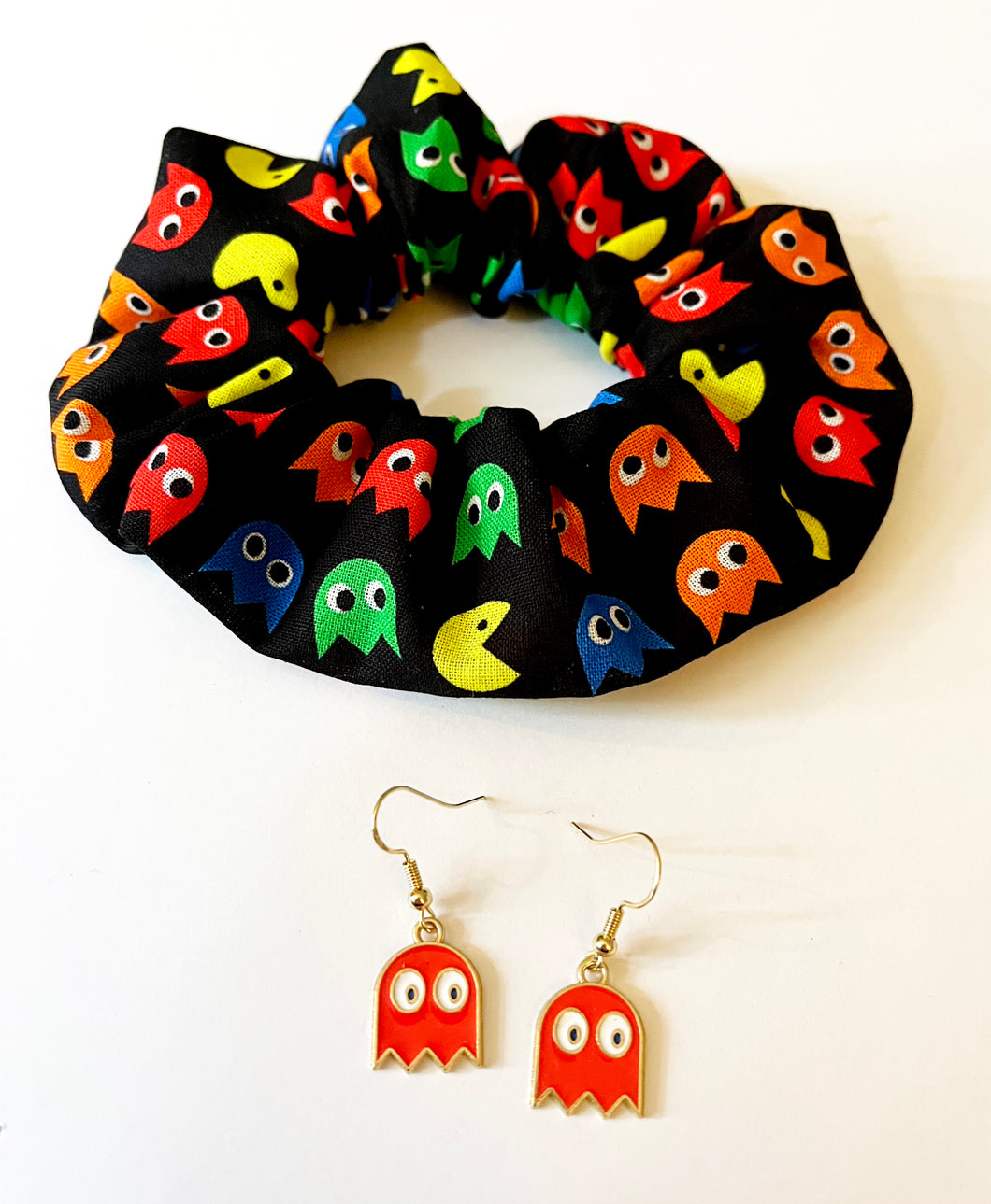 Duo chou - Pac Man fantomes pendantes rouges